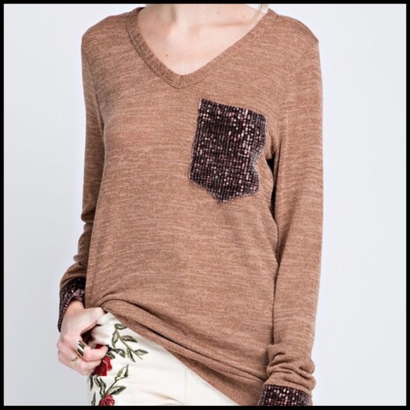 Perfect Sequin Sweater Top - Picture 4 of 4